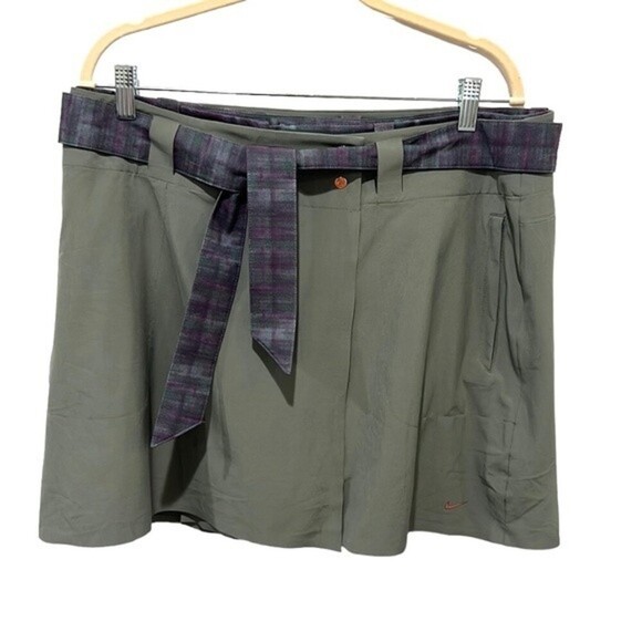 Nike golf dri fit gray 2 in 1 skirt and shorts size 12 - Picture 1 of 12